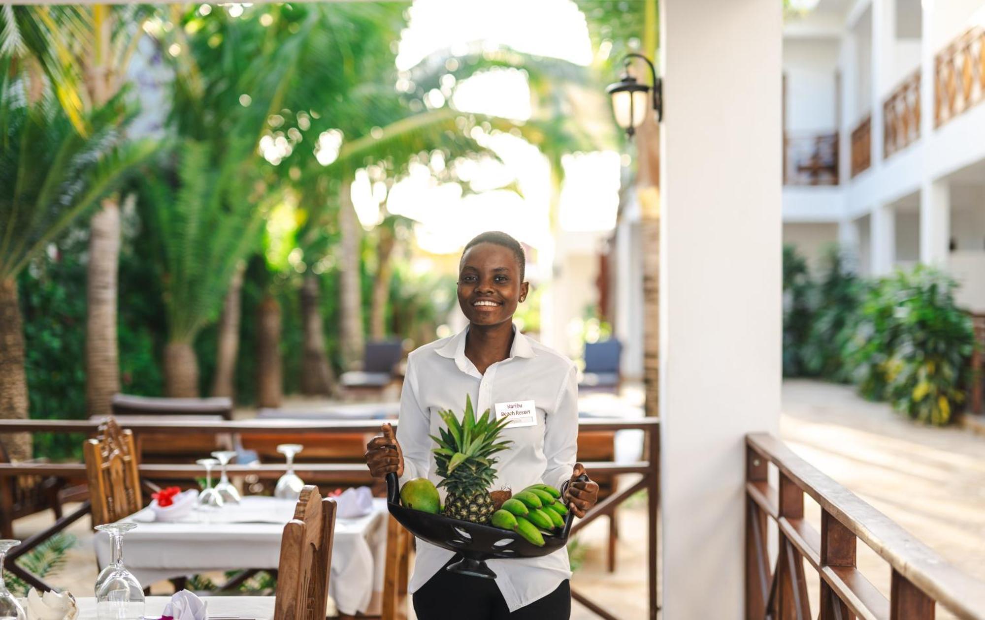 Karibu Beach Resort Pongwe Exterior foto